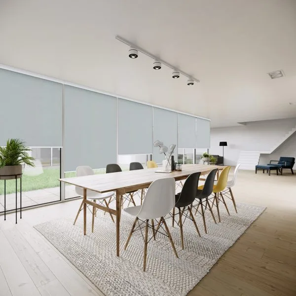 How can you reduce environmental impact with window blinds?